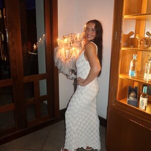 JLUXLABEL White Maxi Dress